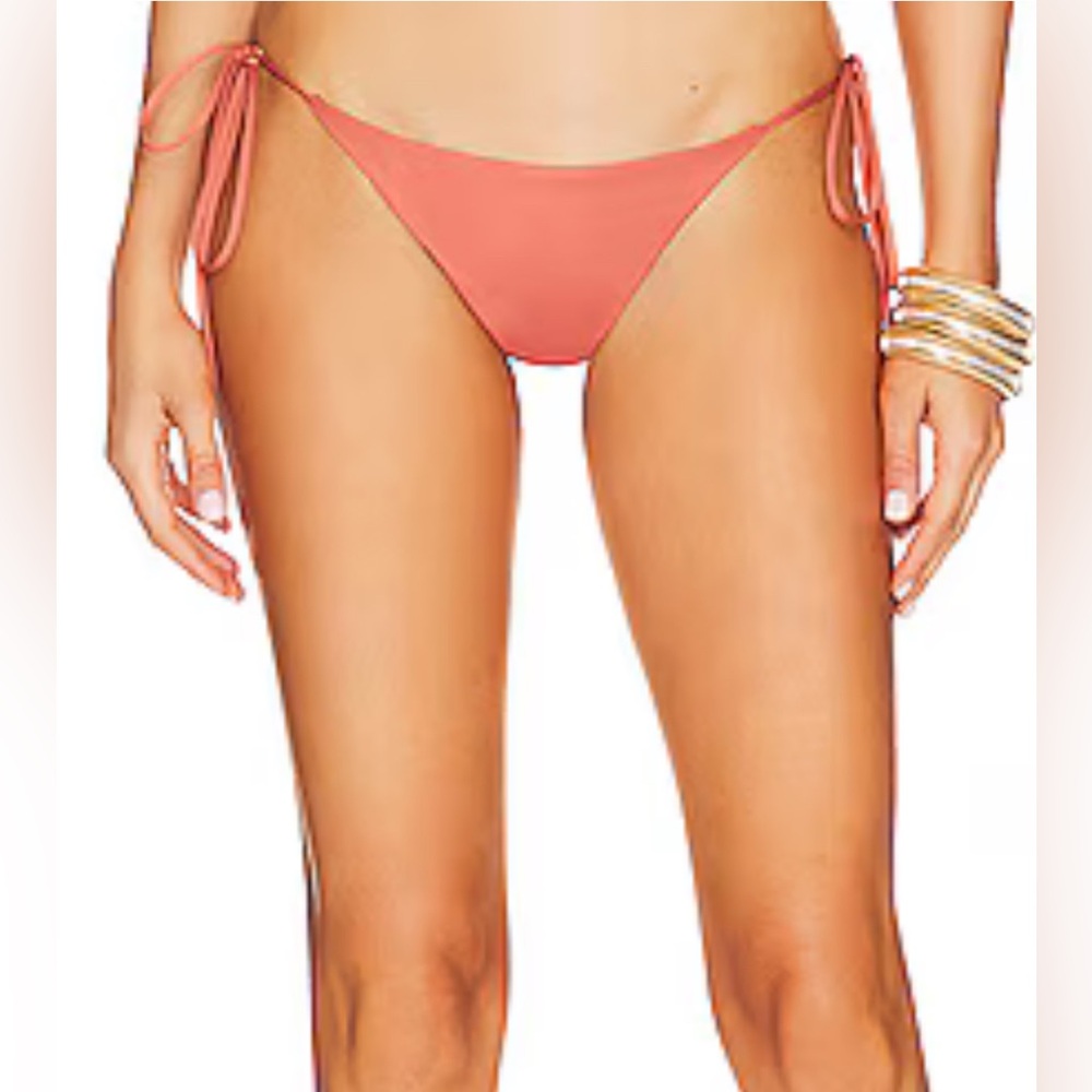 A.L.C. Amina Bikini Bottom in Carlyle Clay Sz S